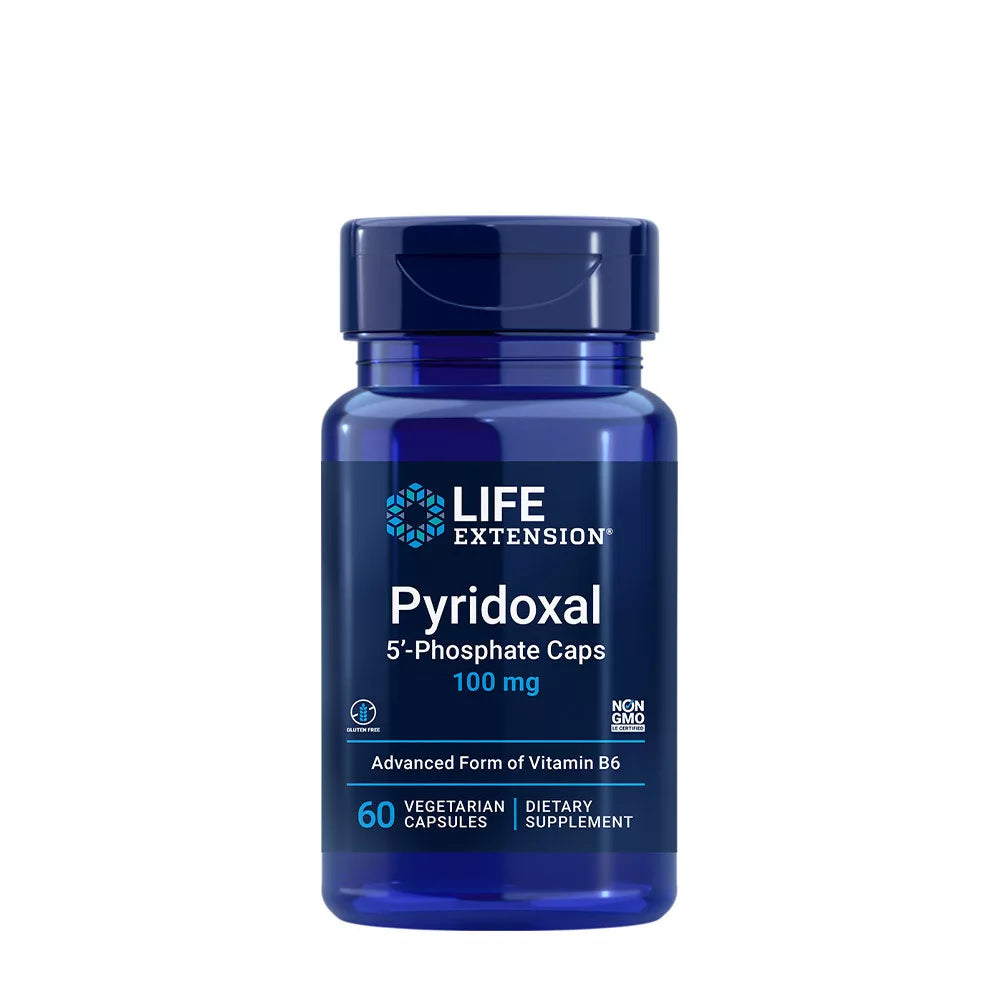 LIFE EXTENSION PYRIDOXAL 5'-PHOSPHATE CAPS 100MG (60 CAPSULES)