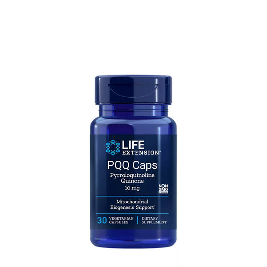 LIFE EXTENSION PQQ CAPS ( PYRROLOQUINOLINE QUINONE) 10 MG (30 VEGETARIAN CAPSULES)