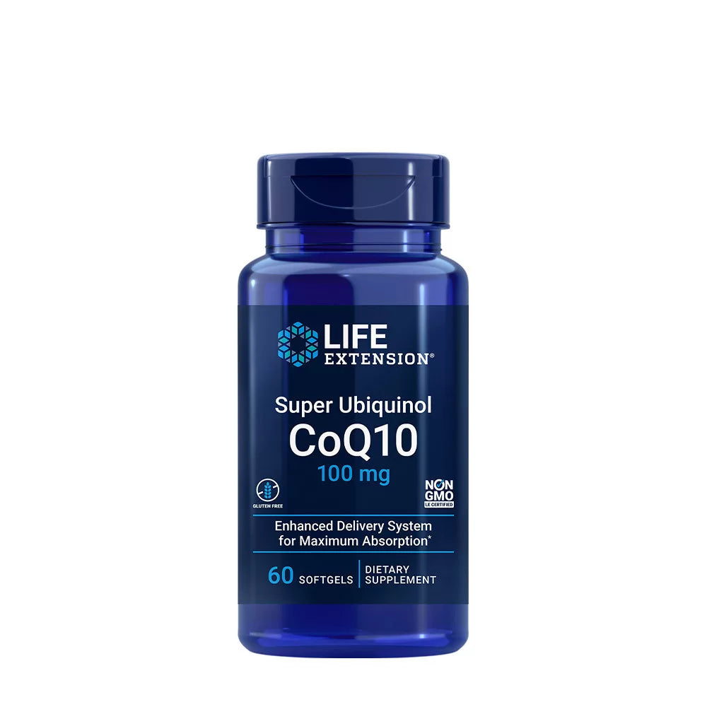 LIFE EXTENSION SUPER UBIQUINOL COQ10 100 MG (60 SOFTGELS)