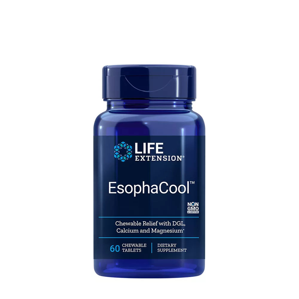 LIFE EXTENSION ESOPHACOOL (60 CHEWABLE TABLETS)