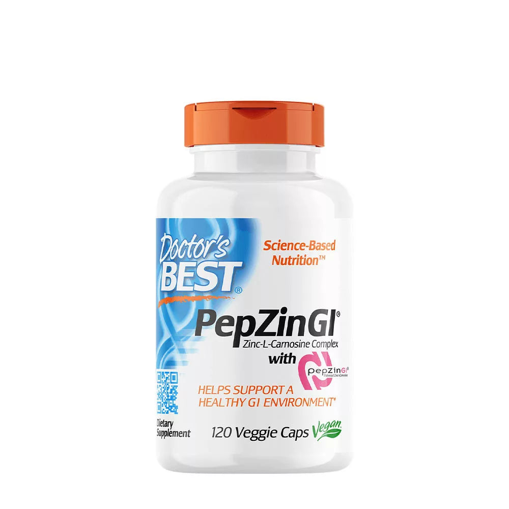 DOCTOR'S BEST PEPZIN GI (120 VEGGIE CAPSULES)