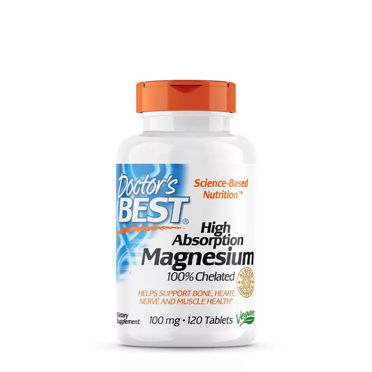 DOCTOR'S BEST HIGH ABSORPTION MAGNESIUM 100 MG (120 TABLETS)