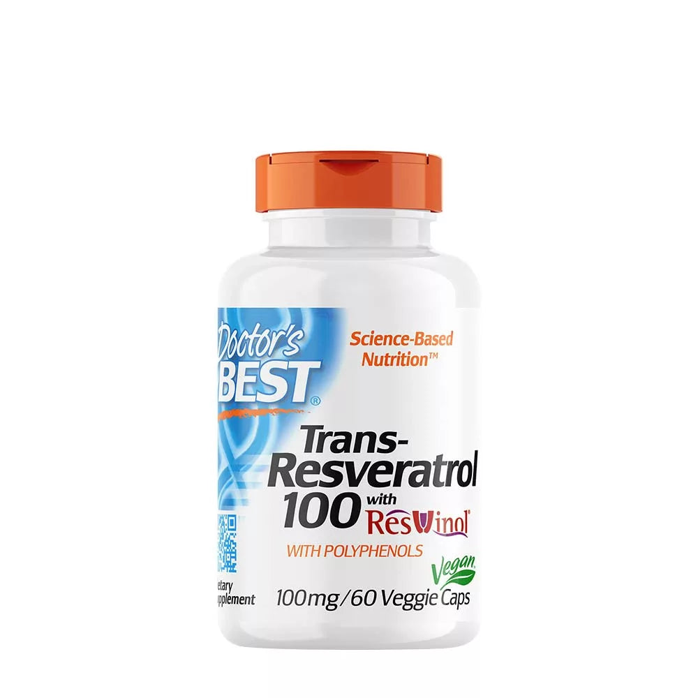 DOCTOR'S BEST TRANS-RESVERATROL 100 MG (60 VEGGIE CAPSULES)