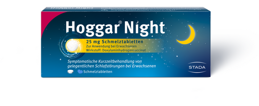 Hoggar Night 25 mg 10 melting tablets