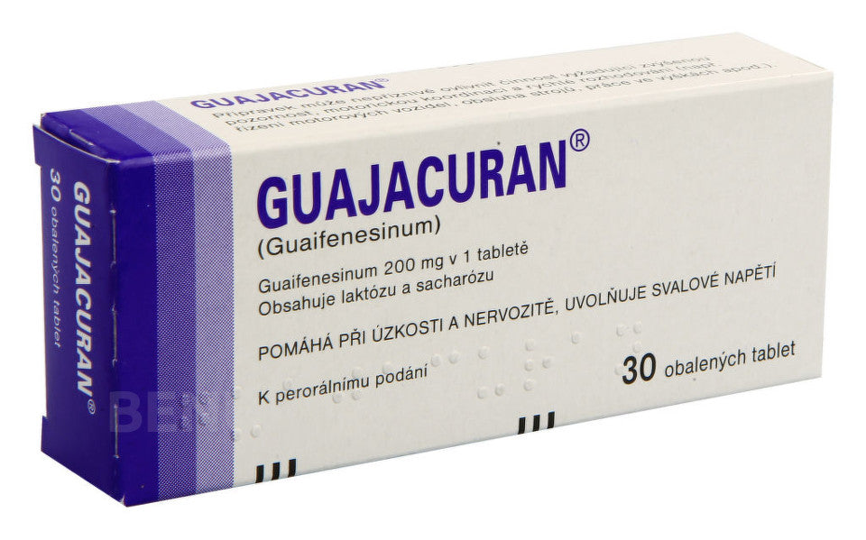 Guajacuran 200 mg 30 tablets