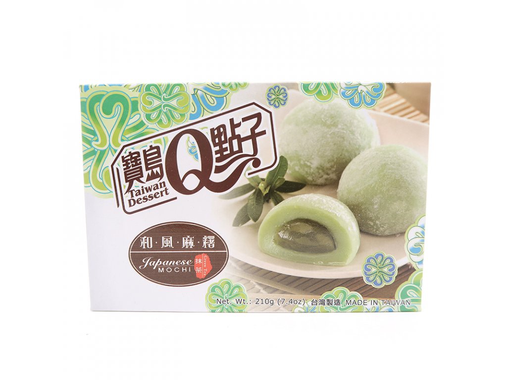 MOCHI RICE CAKES GREEN TEA 210 g