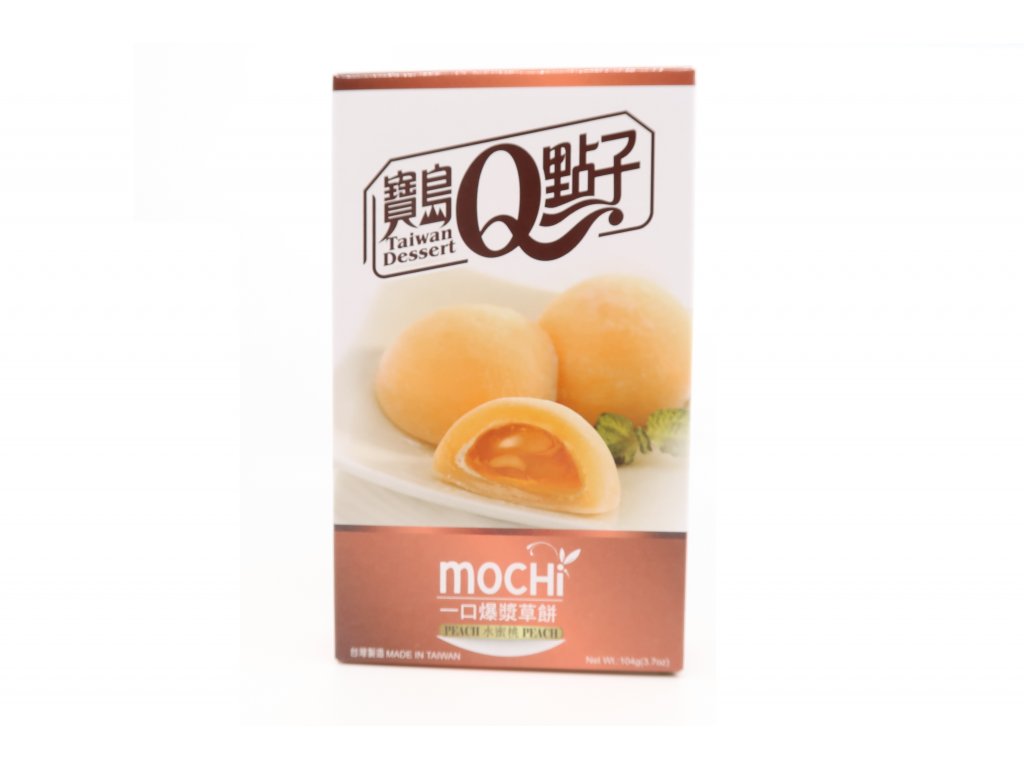 MOCHI RICE JUICY CAKES PEACH 104 g