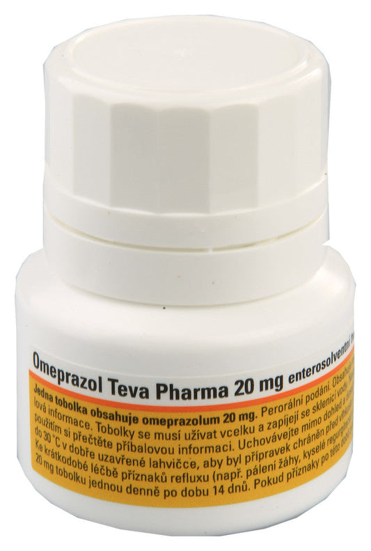 OMEPRAZOLE TEVA PHARMA 10MG 14 capsules