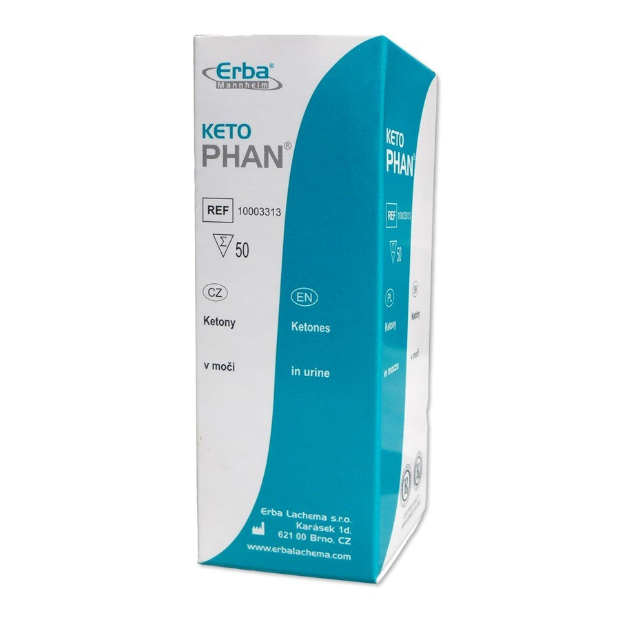 Erba Mannhein DP Keto Phan test strips for ketones in urine