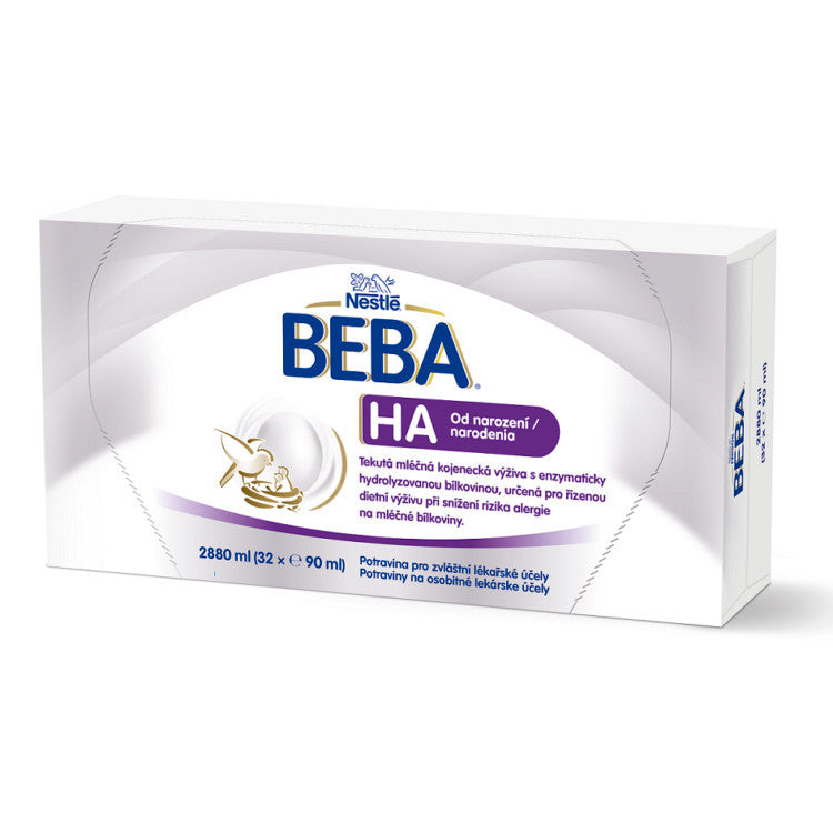 Nestle BEBA HA Liquid Baby formula 32 bottles x 90ml