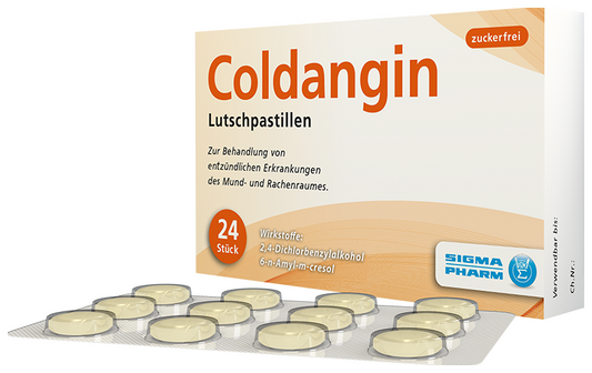 Coldangin lozenges, 24 pcs