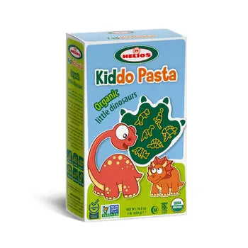 Helios Kiddo Pasta Pasta Organic little dinosaurs 454 g