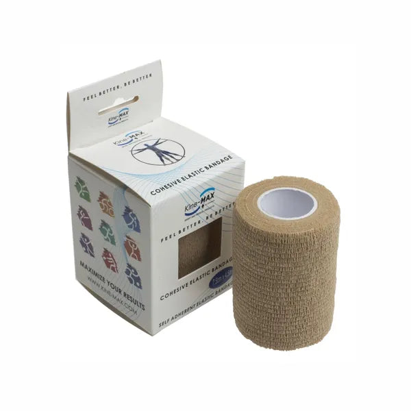 KineMAX Cohesive 7.5 cm x 4.5 m elastic self-fixing bandage 1 pc Beige