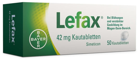 Bayer Lefax 50 chewable tablets