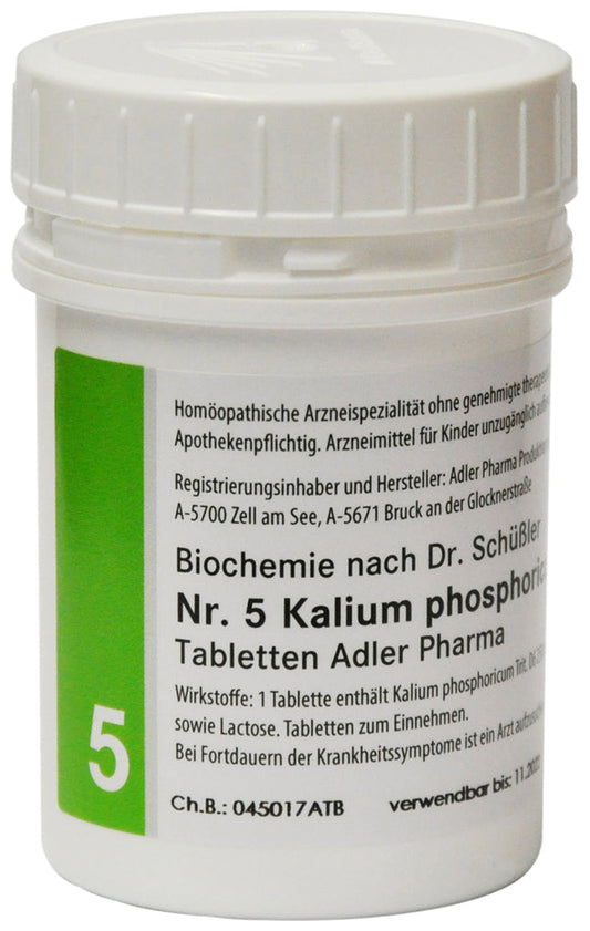 Adler Schuessler Salt No.5 Potassium phosphoricum D6, 100 Chewable Tablets