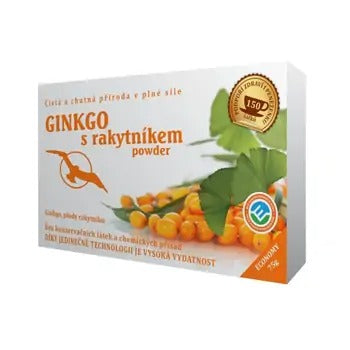 Hannasaki Ginkgo with sea buckthorn powder loose tea 75 g