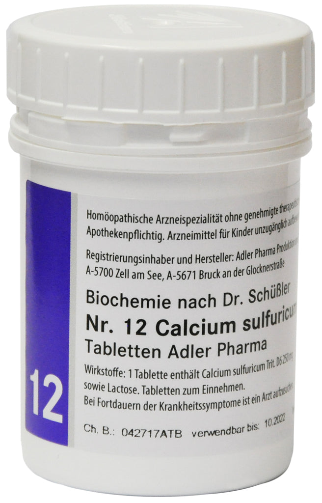 Schuessler Salt No. 12 | Calcium sulfuricum D6 100 g