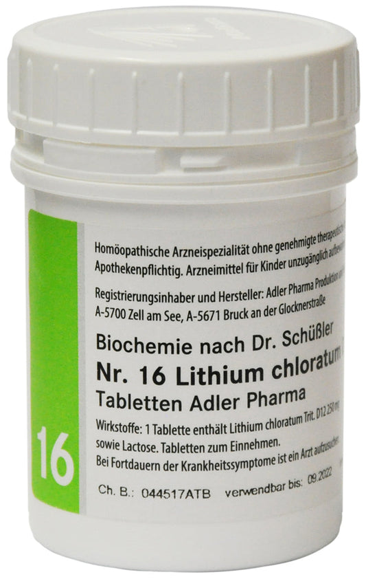 Adler Schuessler Salt No.16 Lithium chlorate D12, 250 g