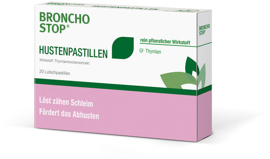 Bronchostop cough 20 lozenges