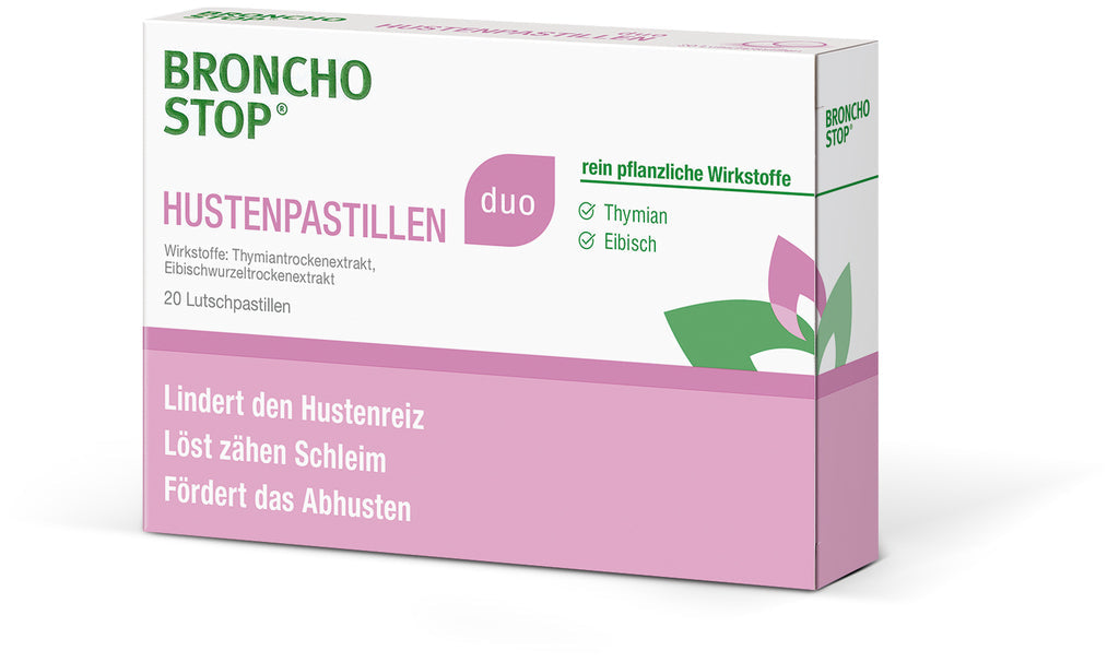 Bronchostop cough DUO 20 lozenges