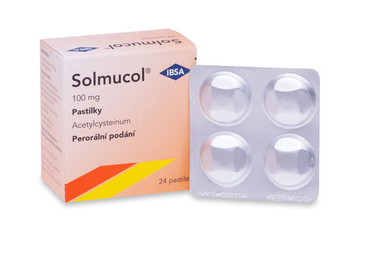 Solmucol 100 mg 24 lozenges