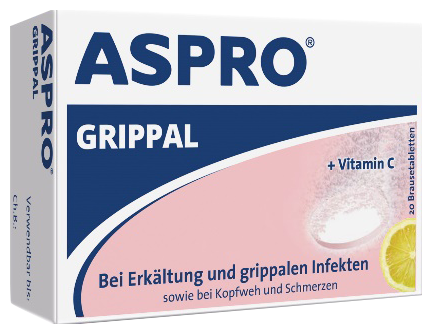 Aspro Grippal 20 effervescent tablets