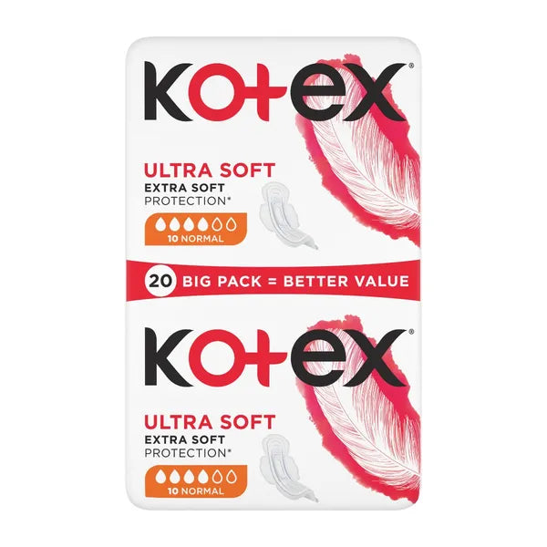 Kotex Ultra Soft Normal pads 5 packs x 20 pcs