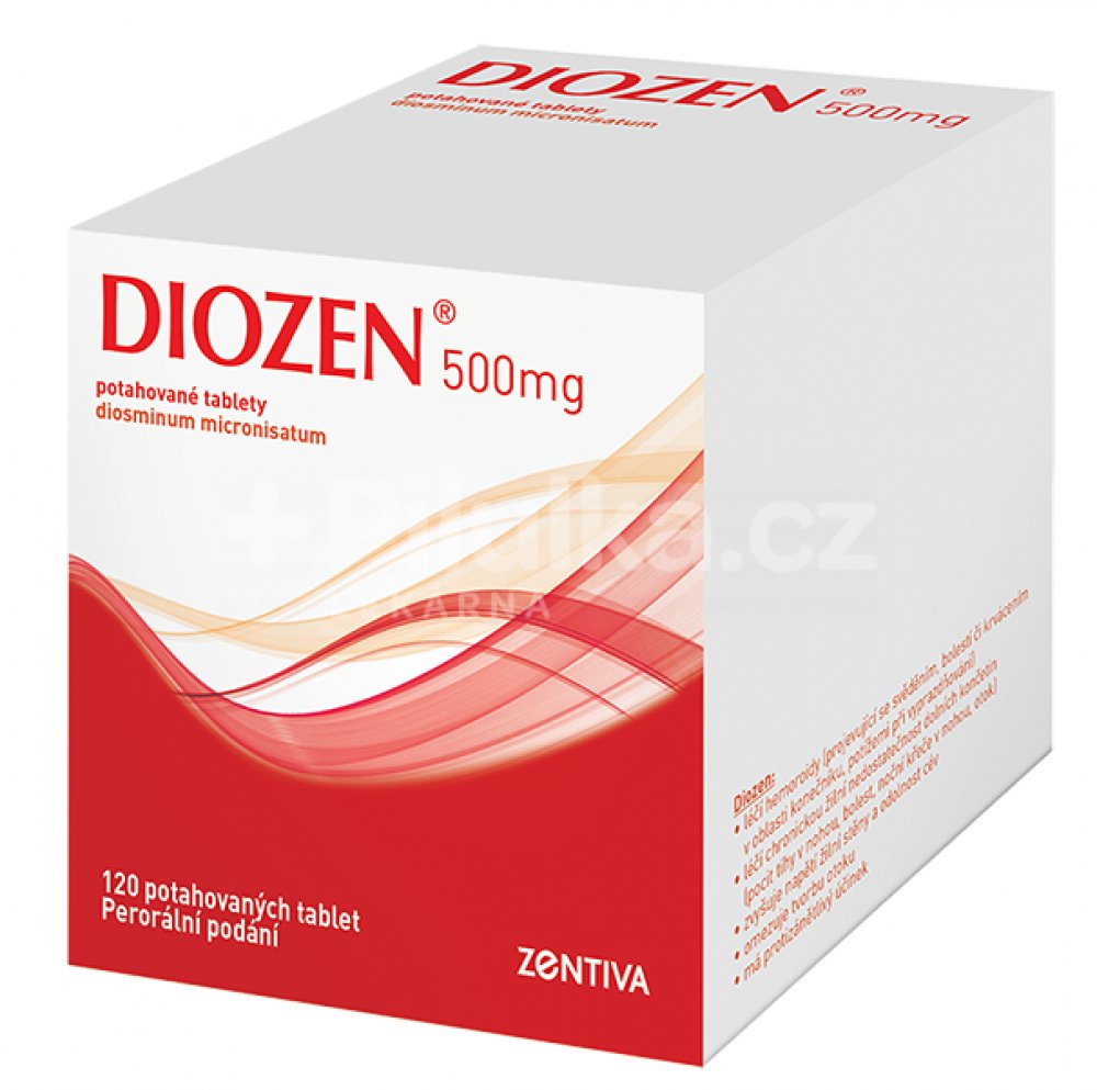 Zentiva DIOZEN 500mg 120 tablets