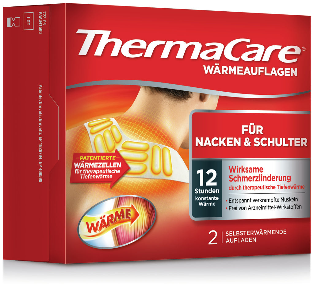 ThermaCare neck, shoulder and arm wraps heat packs