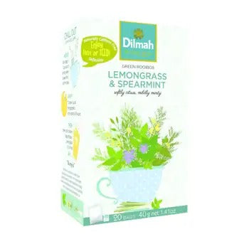 Dilmah Lemongrass & Spearmint bagged tea 20x2 g