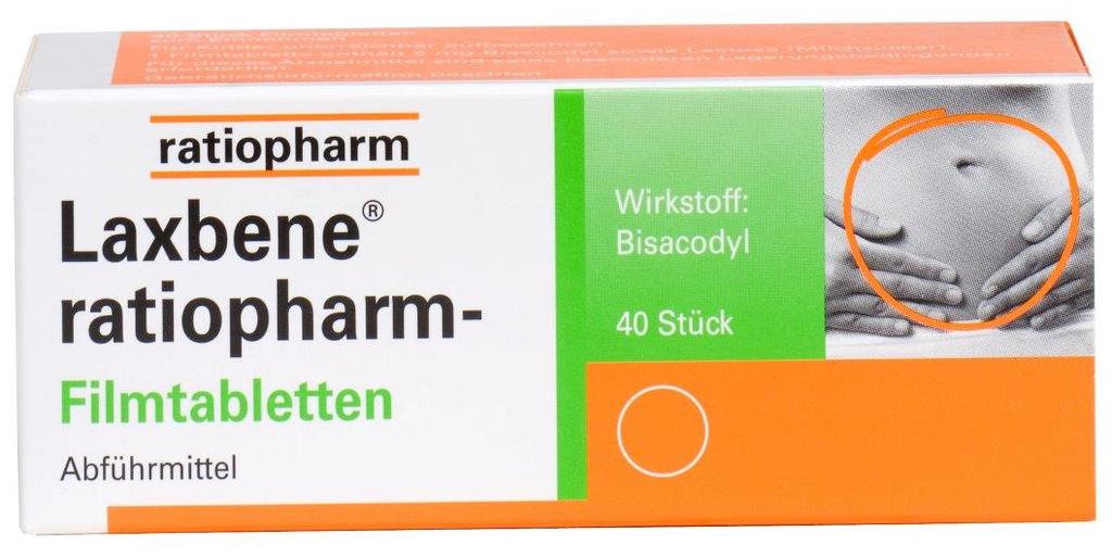 Laxbene ratiopharm gastro-resistant 100 tablets