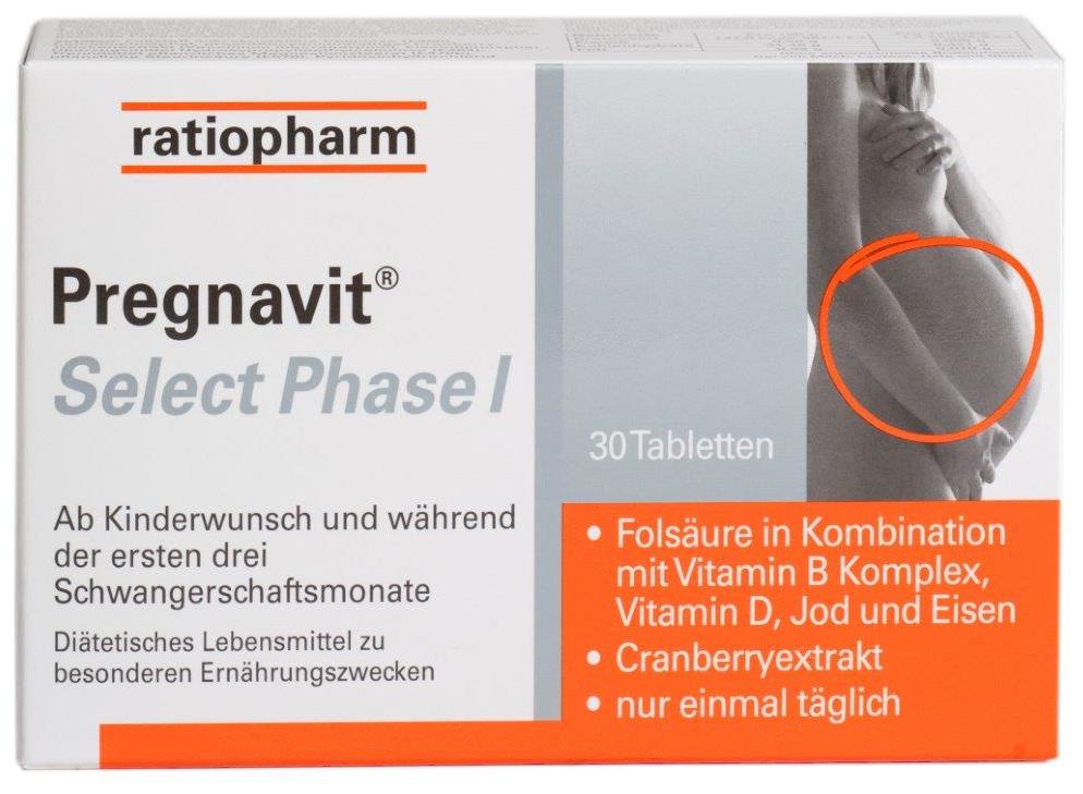 Pregnavit PLUS Select Phase I tablets