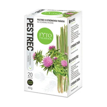 Fytopharma Milk thistle with lemon grass portioned tea 20x2 g