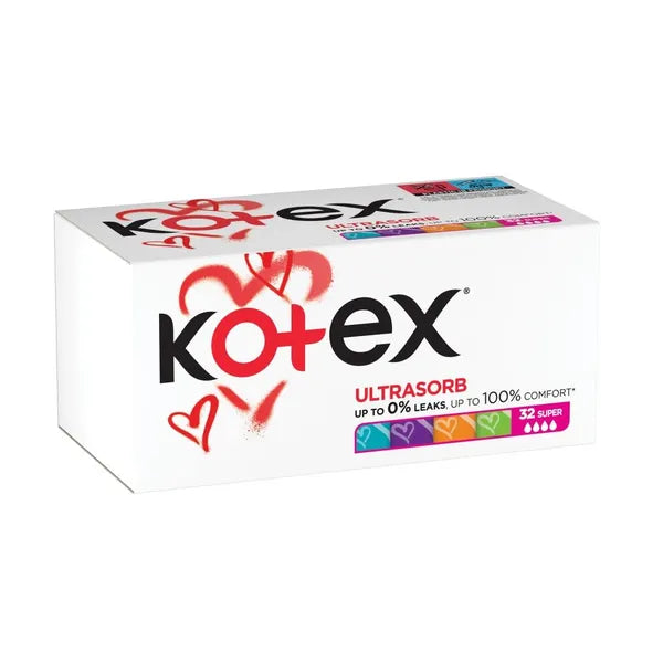 Kotex Ultra Sorb Super tampons 5 packs x 32 pcs