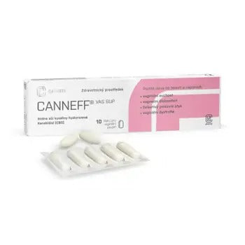 CANNEFF VAG SUP vaginal suppositories 10 pcs