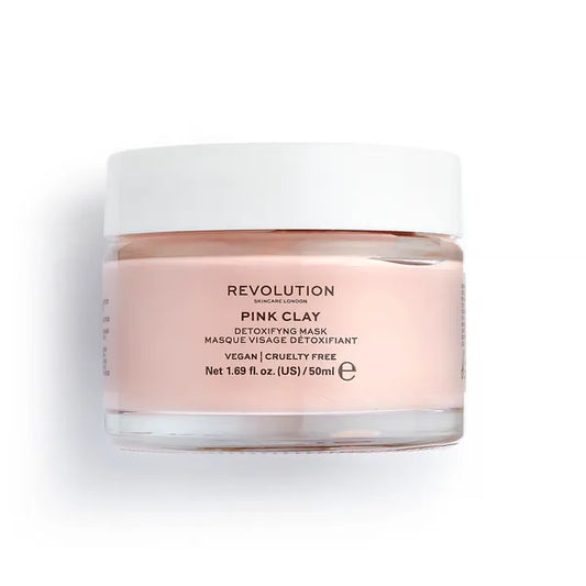 Revolution Skincare Pink Clay Detoxifying face mask 50 ml