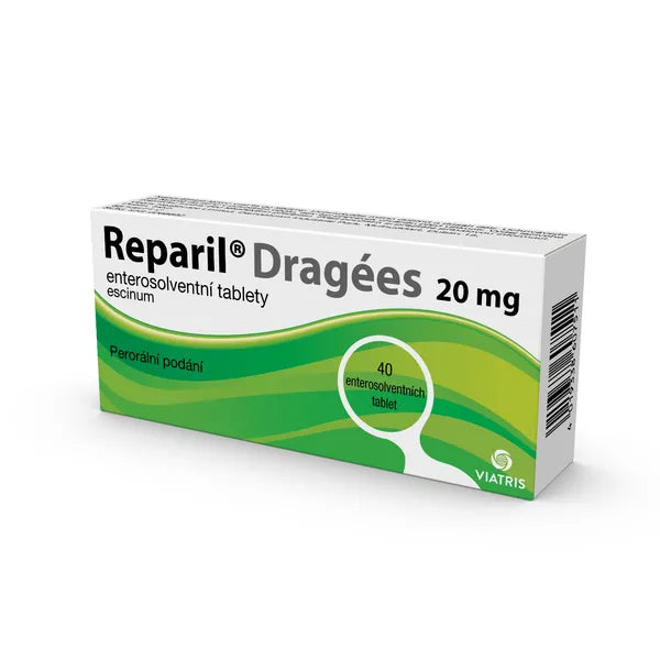 Reparil Dragées 20 mg 40 tablets