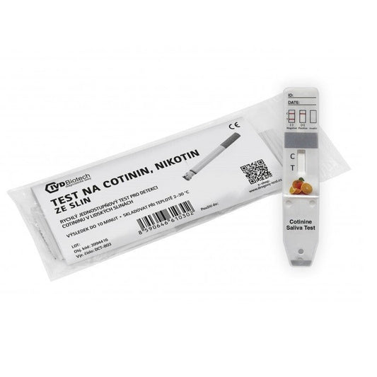 Test for cotinine/nicotine from saliva 1 pc