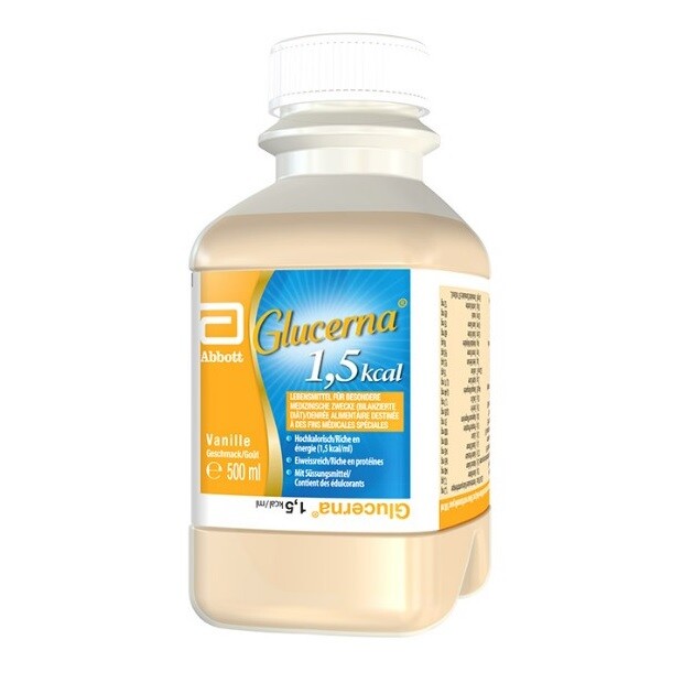 GLUCERNA 1.5 KCAL VANILLA FLAVOR oral solution 500 ml