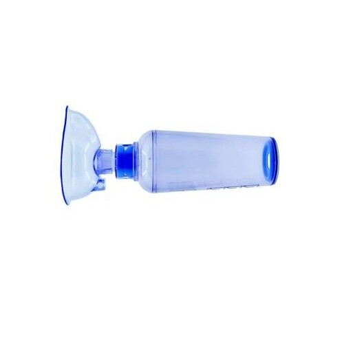 Able Spacer 2 Inhaler attachment with valve and small mask