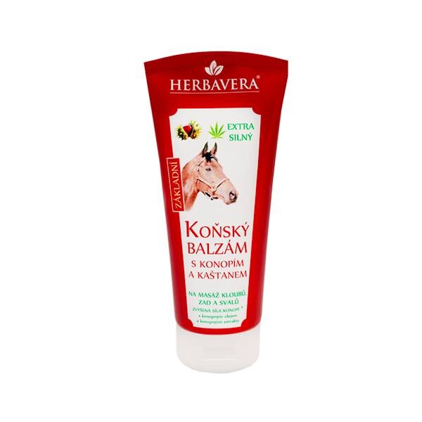 HERBAVERA Horse balm hemp-chestnut-comfrey 200ml