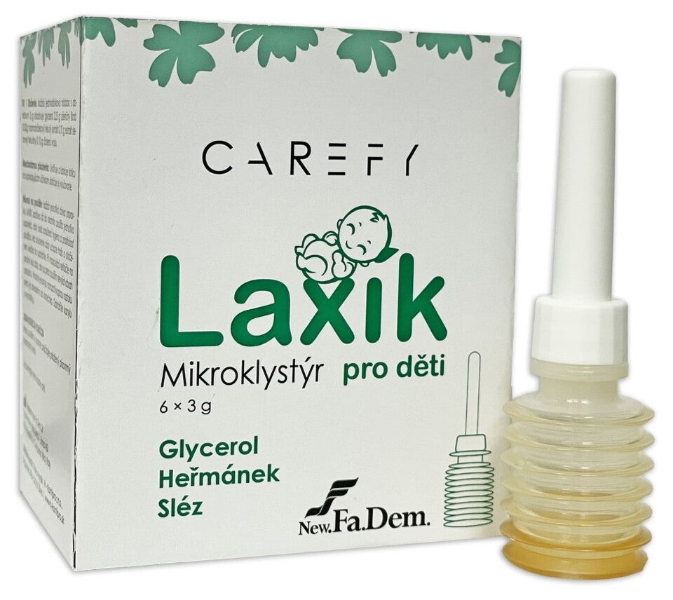 CAREFY Laxik Laxative micro enema for children 6x3g