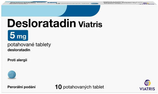 DESLORATADIN VIATRIS 5mg 10 coated tablets