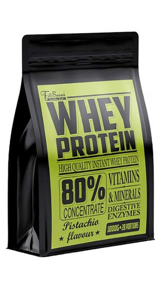 FitBoom Whey Protein 80% 1000 g pistachio Flavor