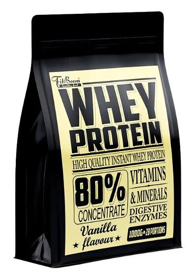 FitBoom Whey Protein 80% 1000 g vanilla Flavor