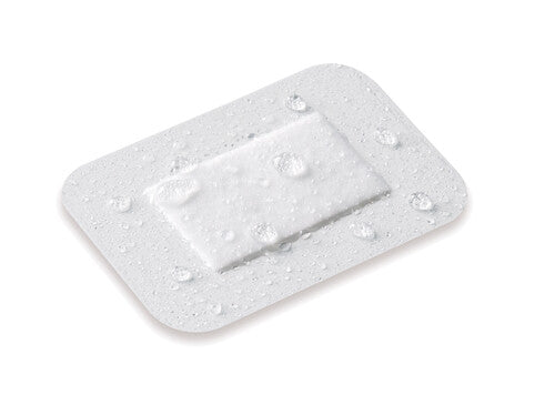 Curapor patch hypoallergenic transparent sterile 5x7cm, waterproof, with pad, 5 pieces