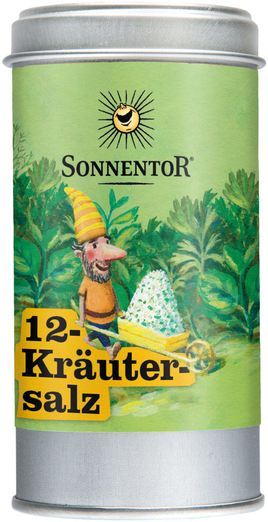 Sonnentor 12 herb salt 70 g shaker tin