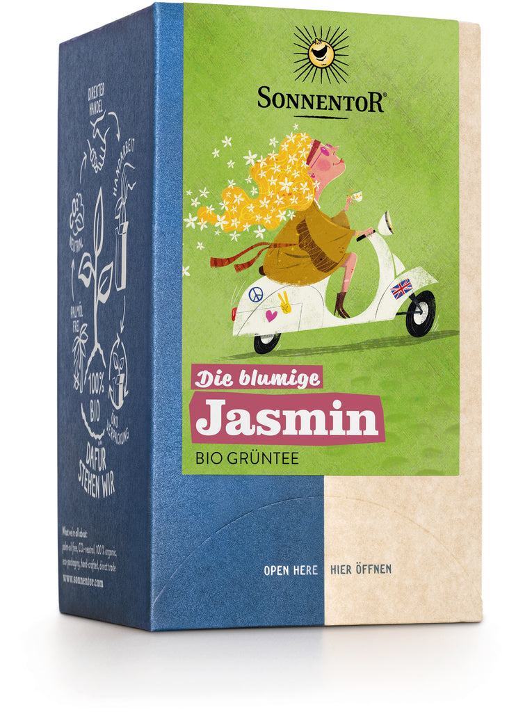 Sonnentor floral jasmine tea 18 teabags