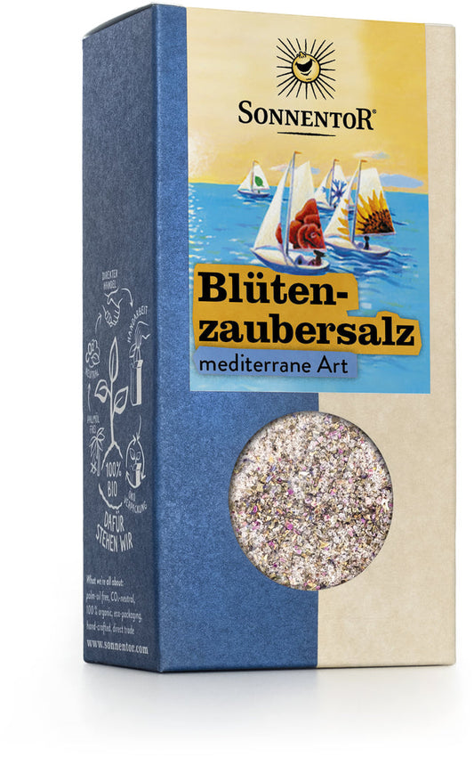 Sonnentor flower magic salt Mediterranean style 120g