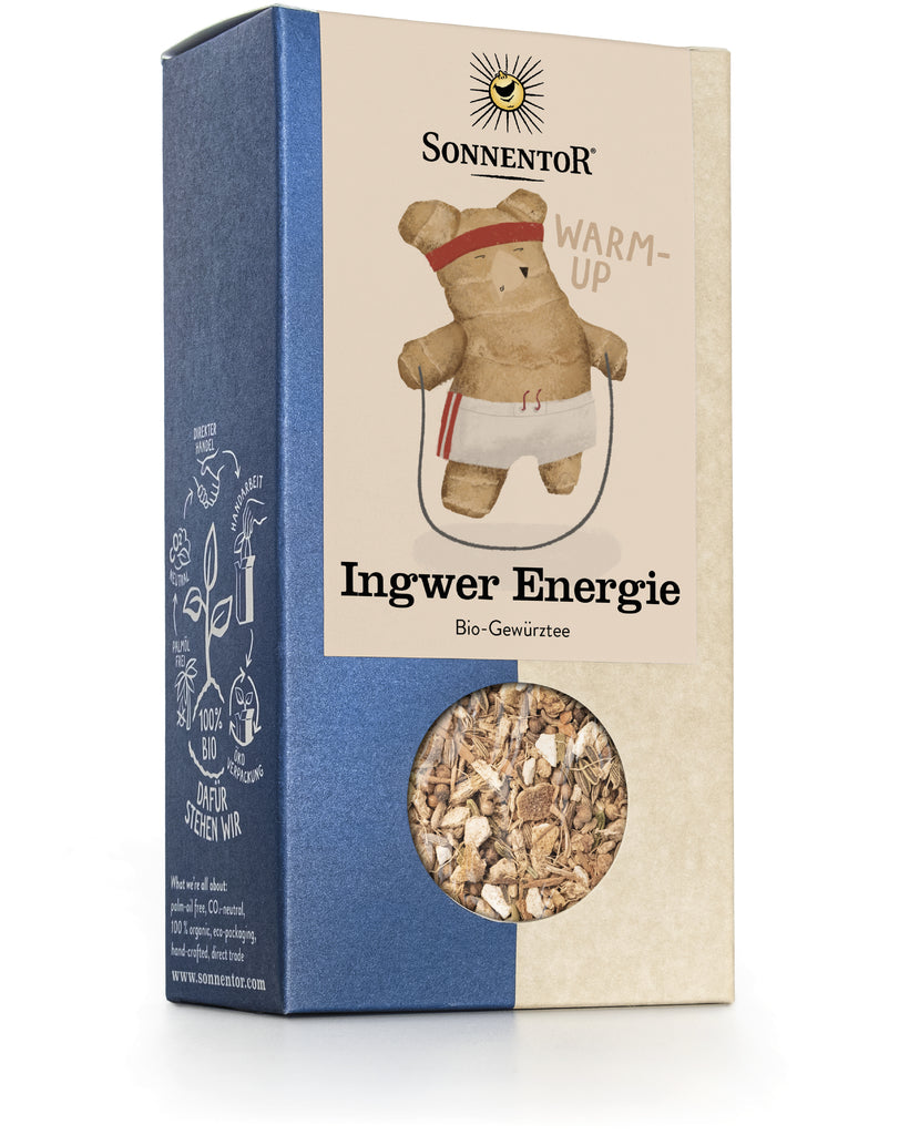 Sonnentor ginger energy tea loose 100g